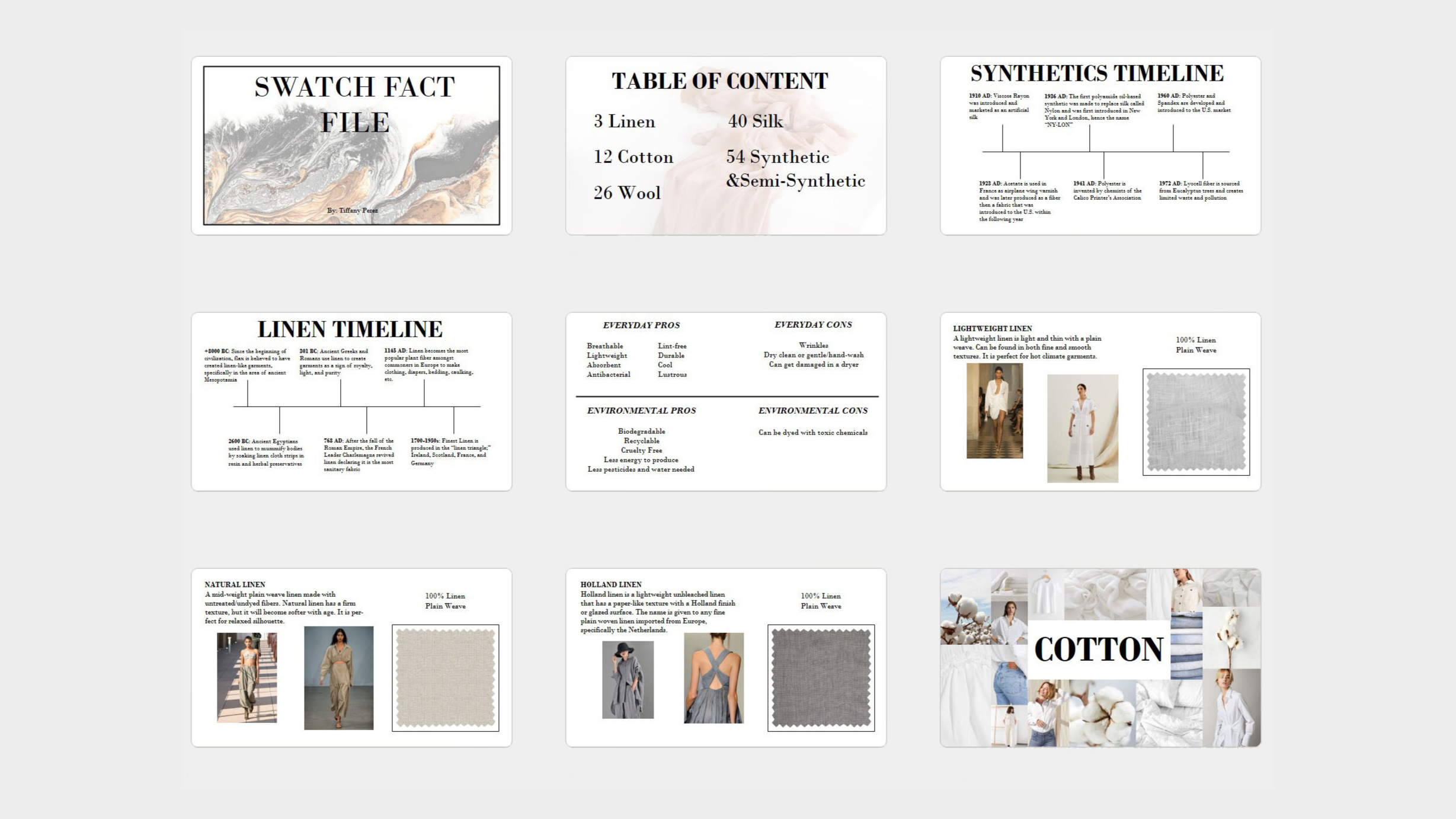 Fabric Fact File